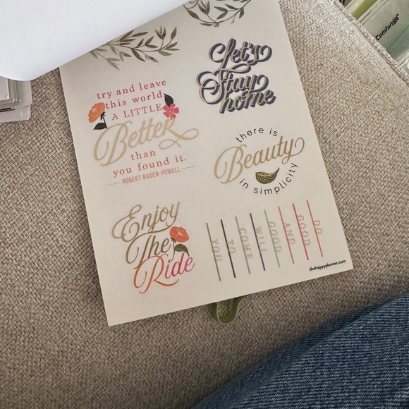 HAPPY PLANNER Bundle - Homebody Big Sticker book and Planner Paper - Partial - Picture 9 of 16